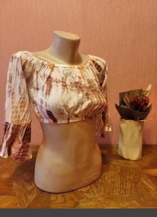 Топ із рукавами на гумці