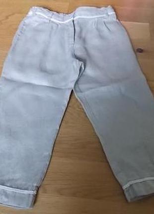 Фирменные льняные бриджи chicco р-р122+ оригинал.распродажа!!!