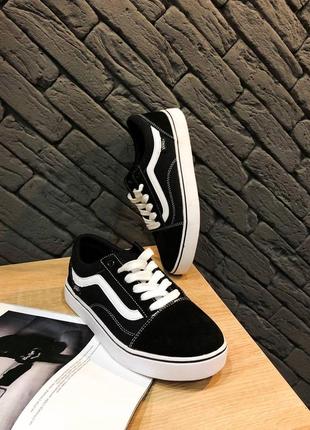 Vans old skool black and white 🖤