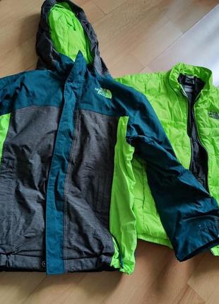 Подвійна куртка the north face для хлопця