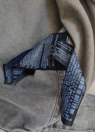 Джинсовая куртка пиджак h&m zara камуфляж хаки милитари плотная s р джинсовка3 фото