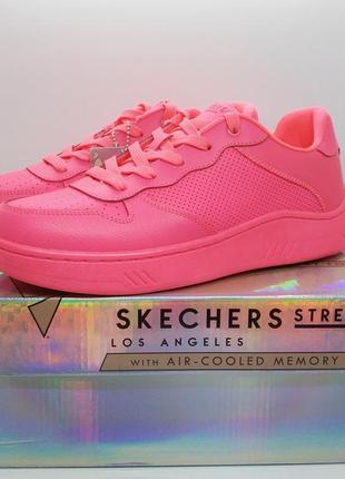 Кожаные кроссовки кеды skechers оригинал3 фото