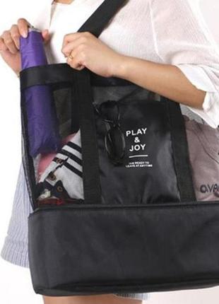 Сумка холодильник для пікніка weyoung 25 л сірий