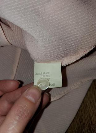 Пудрова блуза сорочка вінтаж ретро в піжамному стилі брендовий seidensticker6 фото