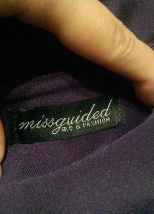 Плаття плаття сукня з баскою і з шипами missguided6 фото