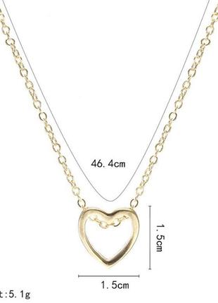 Цепочка с сердечком