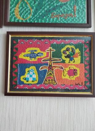 Африканська колискова - картина з пластиліну