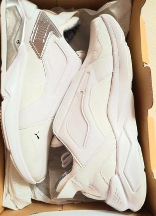 Кросівки білі кеди пума оригінал puma9 фото