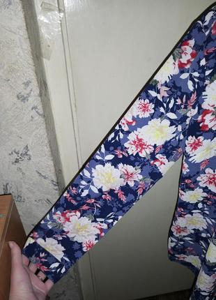 Стрейч,красивая блузка в цветочный принт,большого размера,bexleys woman4 фото