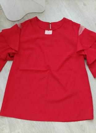 Блуза жіночі червона