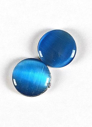 Магнитная брошь зажим крепление для шарфа платка кардигана опал сине-голубой новая