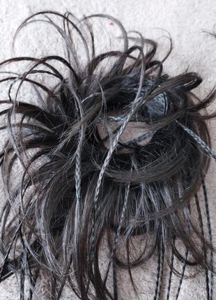 Шиньон на хвост