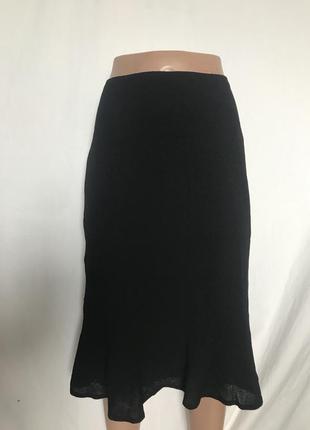 Красивая фирменная черная юбка 12 размера