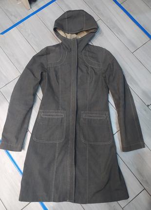 Тренч пальто джинсове