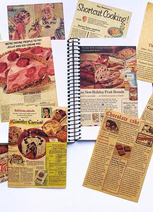 Набор #2 для скрапбукинга, декоративная бумага, кулинария, изображение для ежедневников блокнота скетча книжка6 фото