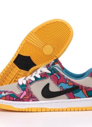 Кросівки parra x parra dunk low sb "abstract art" sneakers кросcовки