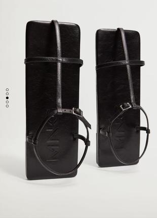 Босоножки сандали mango в стиле zara натуральная кожа