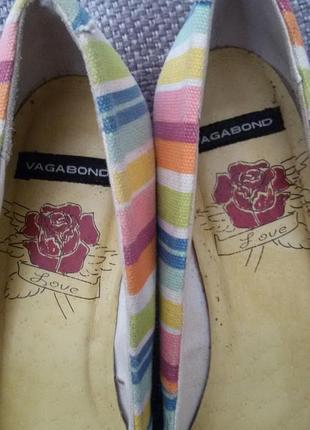 Гарні туфлі на теплу погоду vagabond , розмір 39 (25,5 см)8 фото