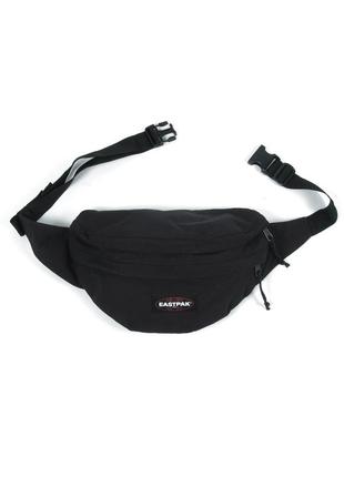 Велитенська чорна бананка eastpak large bum bag hip pack