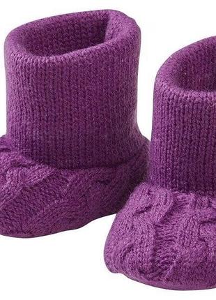 Новые детские тапочки с мехом пинетки 18-19 lupilu германия