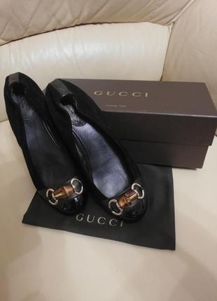 Туфлі ,балетки gucci оригінал р. 37,53 фото