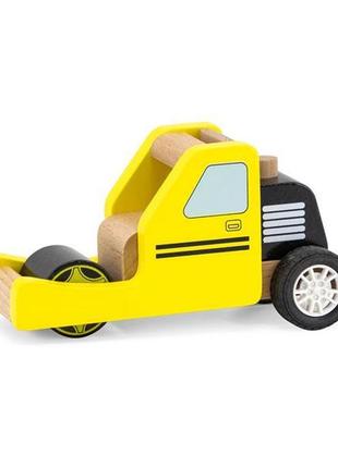 Дерев"яна машинка viga toys дорожній каток 44518