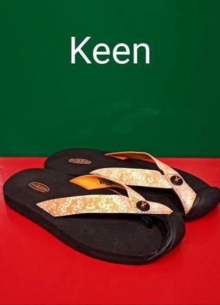 Жіночі шльопанці в'єтнамки keen оригінал4 фото