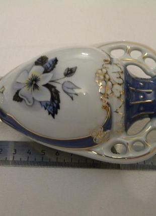 Коллекционная ваза вазочка royal dux фарфор богемия чехословакия №1