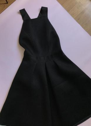 Платье черная фактурная6 фото