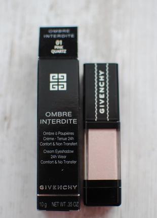 Тіні givenchy ombre interdite eyeshadow 01