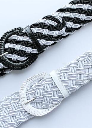 Женский плетеный ремень ширина 5 см