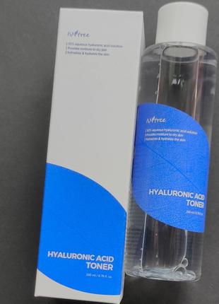 Тонер з гіалуроновою кислотою  isntree hyaluronic acid toner