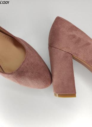 Туфли женские темная пудра розовые2 фото