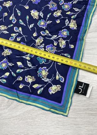 Маленький шелковый платок с цветами fraas германия6 фото