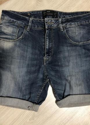 Шорты джинсовые мужские синие