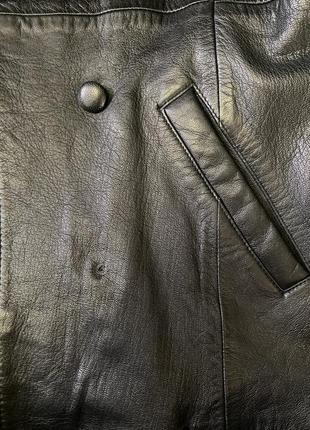 Кожаная винтажная куртка8 фото