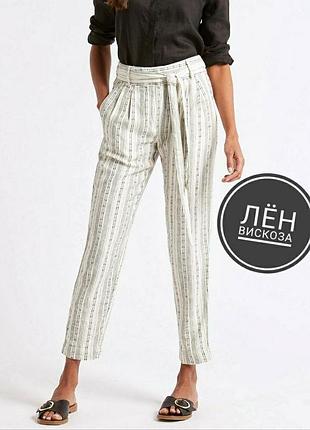 Новые брюки из смесового льна marks&spencer.