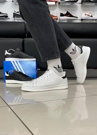 Мужские белые кожаные кроссовки adidas stan smith 🆕 адидас стен смит5 фото