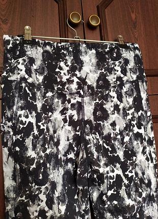 Бриджи, укороченные лосины с широким поясом h&amp;m sport, m