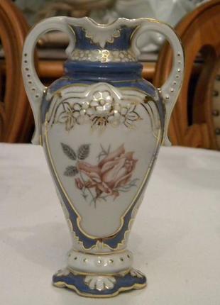 Коллекционная ваза вазочка royal dux фарфор богемия чехословакия №61 фото