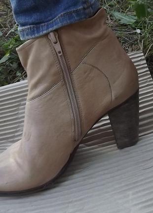 Ботильоны 40 размер, сапоги натуральная кожа spm shoes & boots2 фото