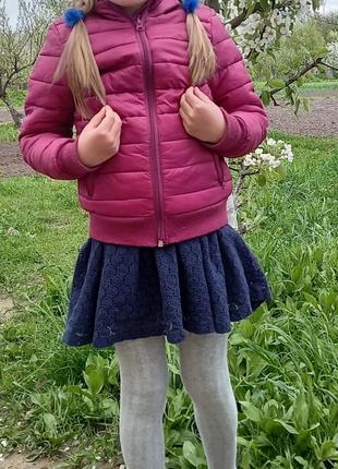 Куртка демисезонная на девочку 5-6роков