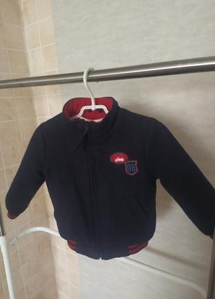 Куртка-бомбер з фетру на підкладці 18-24м.