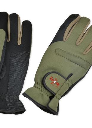 Неопренові рукавички carp zoom smart neoprene gloves1 фото