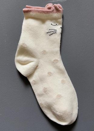 Шкарпетки кицькі для дівчинки від h&m