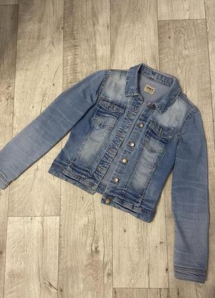 Базовый джинсовый пиджак от only, размер 42-442 фото