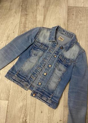 Базовый джинсовый пиджак от only, размер 42-443 фото