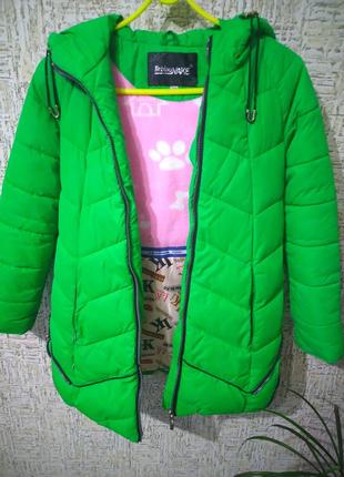 Пальто куртка зима 128-134