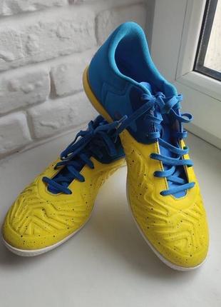 Adidas x 51.2 court yellow blue brazil залки сороканожки футбольные кроссовки оригинал