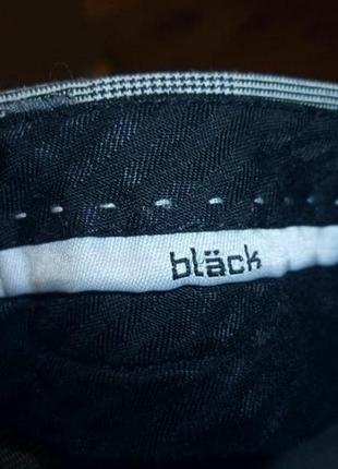 Фирменные мужские брюки black серые в клетку 100% коттон весна-лето10 фото